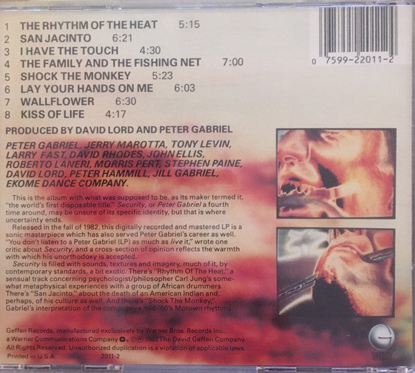 USED CD - Peter Gabriel – Security