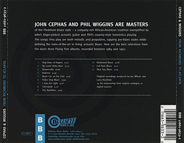 USED CD - John Cephas & Phil Wiggins – From Richmond To Atlanta