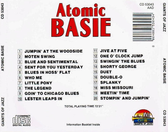 USED CD - Count Basie And His Orchestra – Atomic Basie