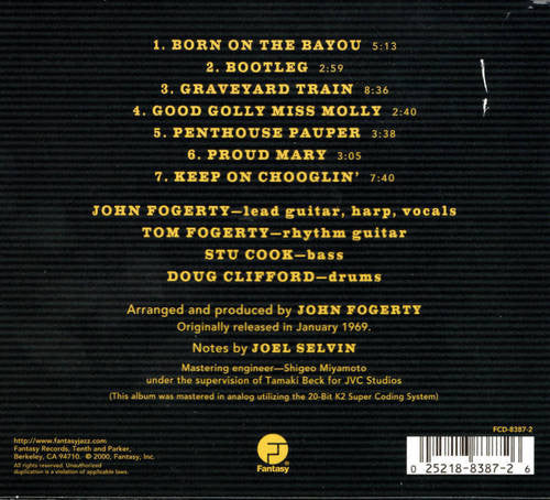 CD - Creedence Clearwater Revival – Bayou Country (20bit K2)