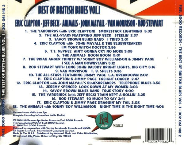 USED CD - Various – Best Of British Blues Vol.I