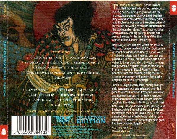 USED 2CD - Dokken – Beast From The East