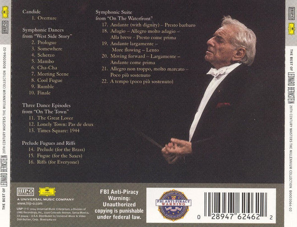 USED CD - Leonard Bernstein – The Best Of Leonard Bernstein