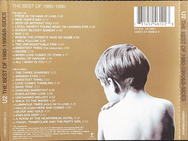 U2 ALL I WANT IS U2 1990 LIVE 2CD レア！ USED 2CD - U2 – The Best Of 1990-2000 & B-Sides – Encore Records Ltd