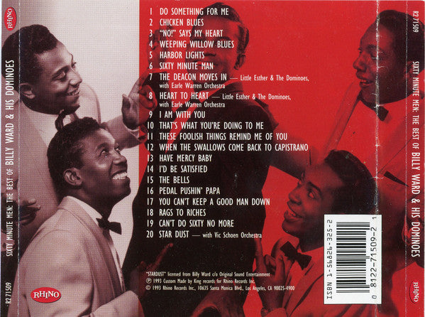 USED CD - Billy Ward And His Dominoes – Sixty Minute Men: The Best Of Billy Ward & His Dominoes
