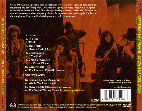 USED CD - Jefferson Airplane – Crown Of Creation