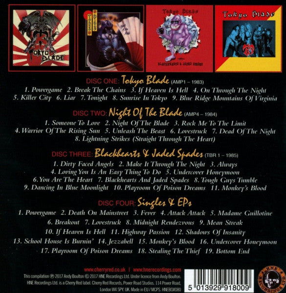 USED 4CD - Tokyo Blade – Knights Of The Blade