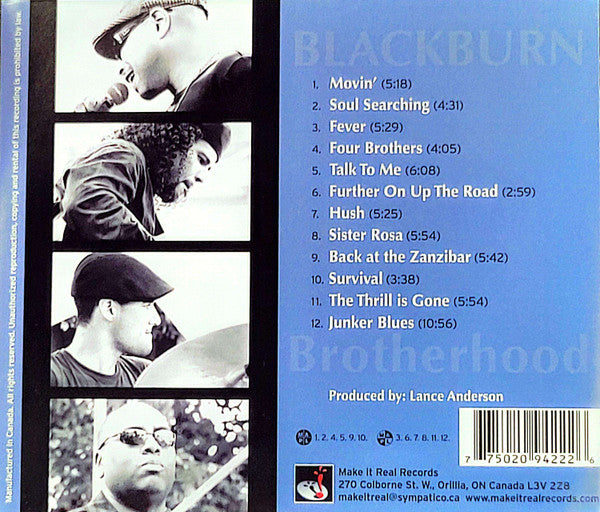 USED CD - Blackburn – Brotherhood
