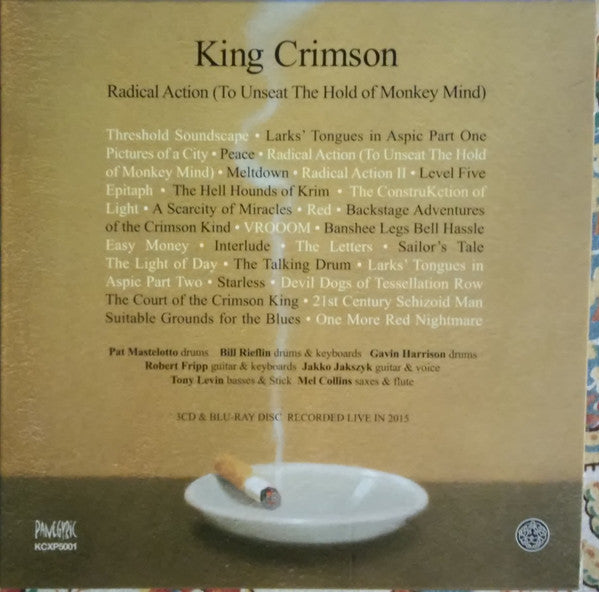 USED 3CD/BLU RAY - King Crimson – Radical Action (To Unseat The Hold Of Monkey Mind)