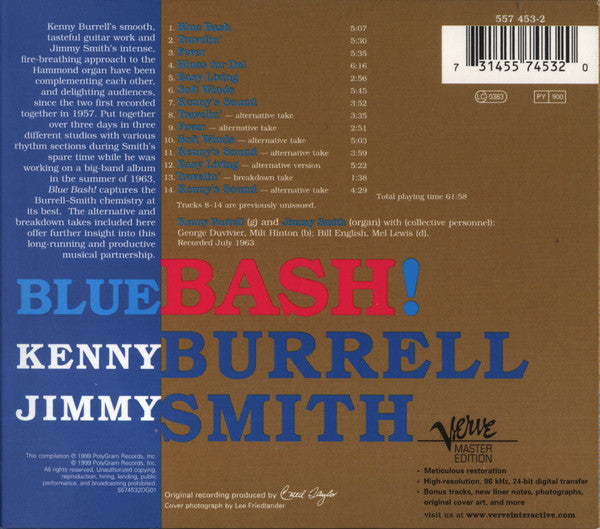 USED CD - Kenny Burrell / Jimmy Smith – Blue Bash!