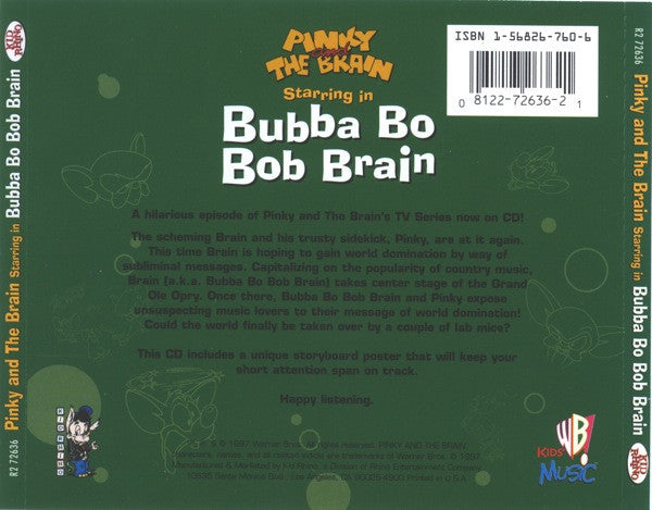 USED CD - Pinky And The Brain – Starring In: Bubba Bo Bob Brain