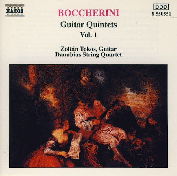USED CD - Boccherini - Zoltán Tokos, Danubius String Quartet – Guitar Quintets Vol. 1