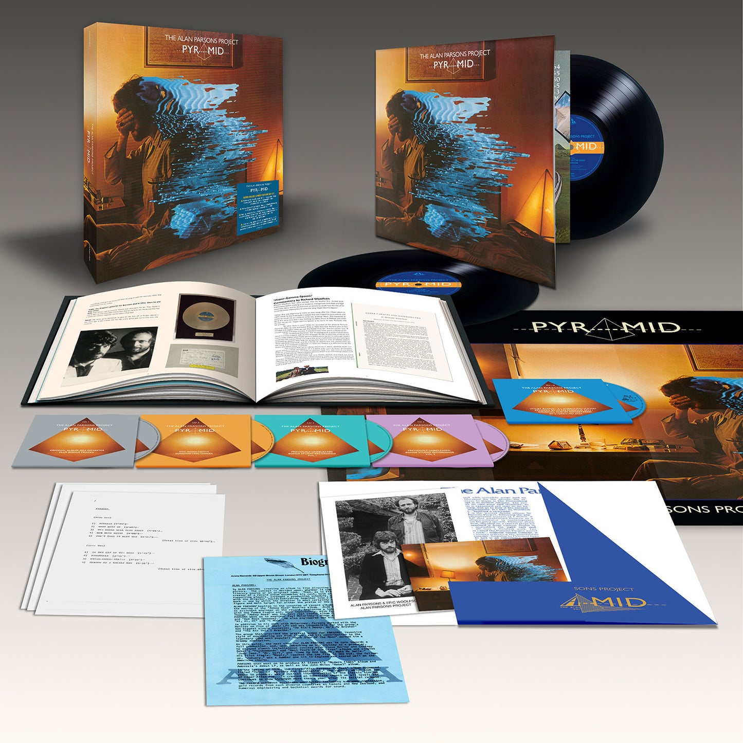 4CD/BluRay/2LP - The Alan Parsons Project - Pyramid