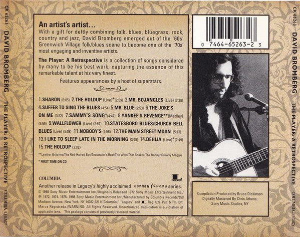 USED CD - David Bromberg – The Player: A Retrospective