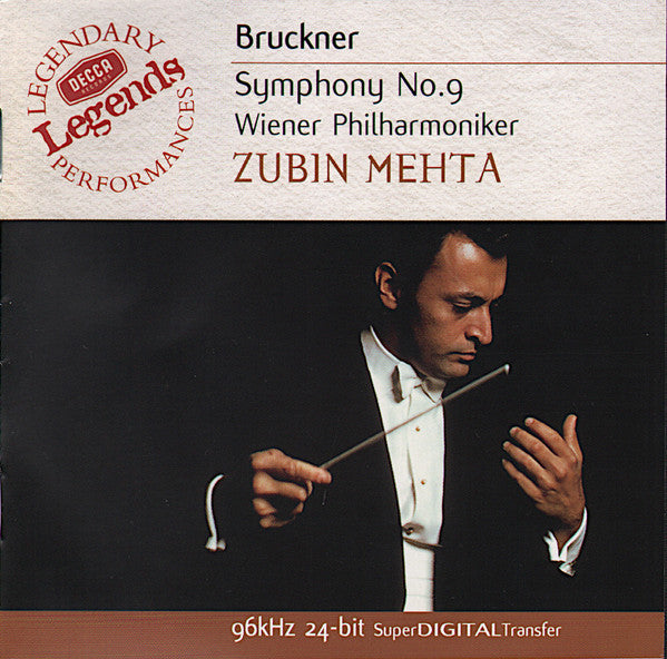 CD - Bruckner - Zubin Mehta, Wiener Philharmoniker – Symphony No.9