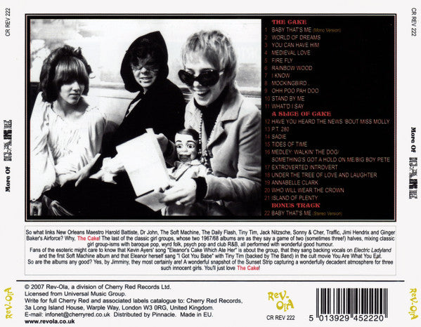 USED CD - The Cake – More Of The Cake Please