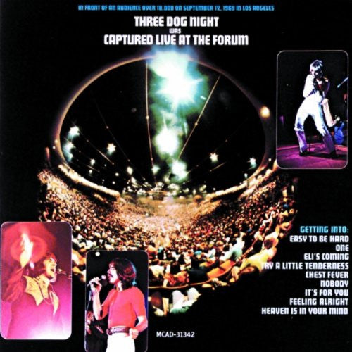 USED CD - Three Dog Night – Captured Live At The Forum
