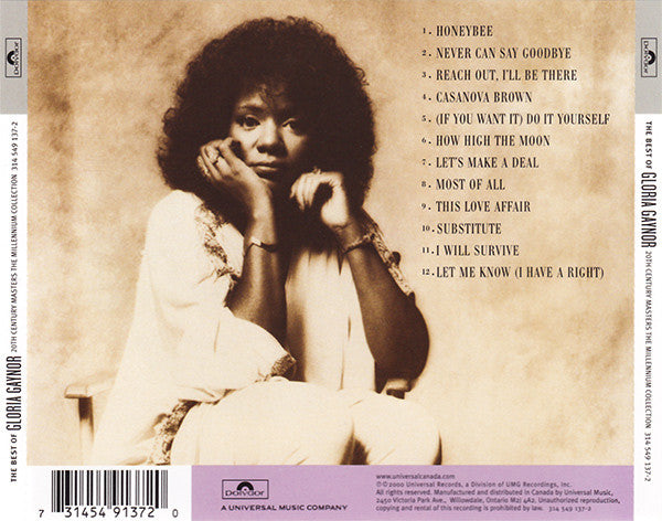 USED CD - Gloria Gaynor – The Best Of Gloria Gaynor