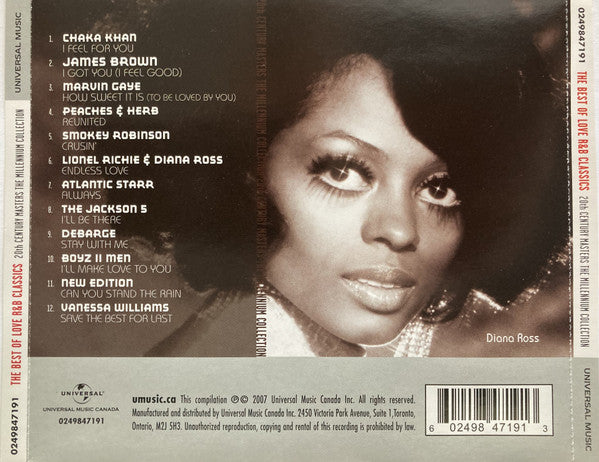 USED CD - Various – The Best Of Love R&B Classics