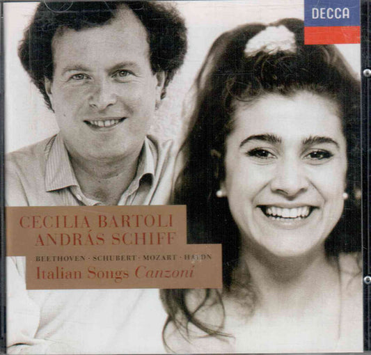 USED CD - Cecilia Bartoli / András Schiff – Italian Songs - Canzoni (Beethoven · Schubert · Mozart · Haydn)