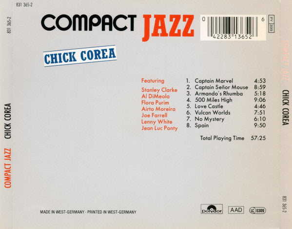 USED CD - Chick Corea – Chick Corea