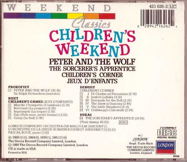 USED CD - Various – Children's Weekend - Peter And The Wolf