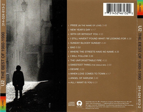 USED CD - U2 – The Best Of 1980-1990