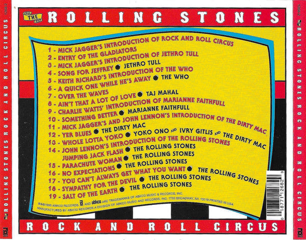 USED CD - The Rolling Stones – The Rolling Stones Rock And Roll Circus