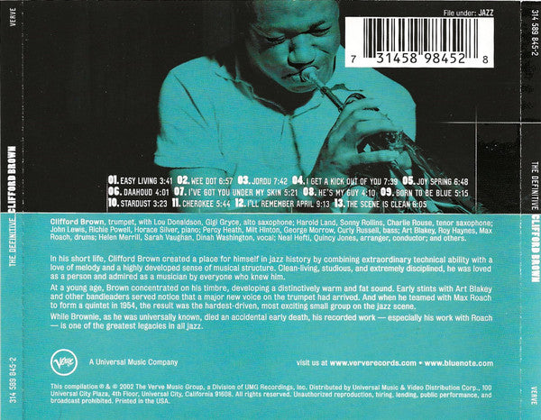 USED CD - Clifford Brown – The Definitive Clifford Brown