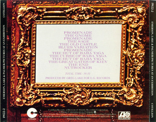 USED CD - Emerson, Lake & Palmer – Pictures At An Exhibition (WG Target)