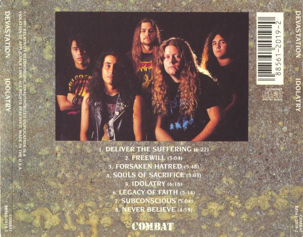USED CD - Devastation – Idolatry
