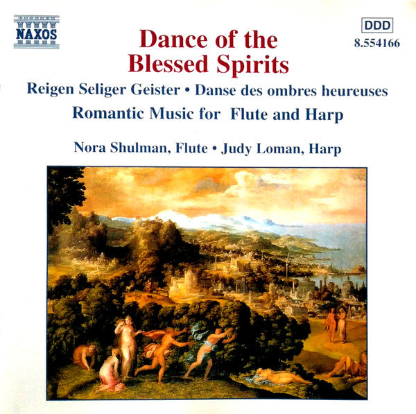 USED CD - Nora Shulman • Judy Loman – Dance Of The Blessed Spirits (Romantic Music For Flute And Harp)