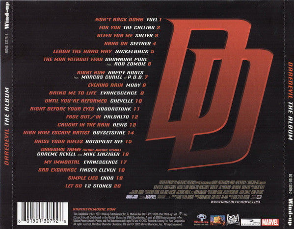 Various – Daredevil (The Album) - USED CD