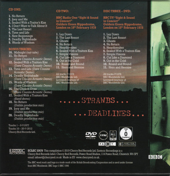 USED 2CD/DVD - Strawbs – Deadlines