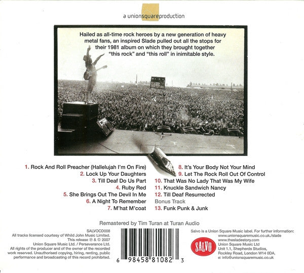 CD - Slade – Till Deaf Do Us Part