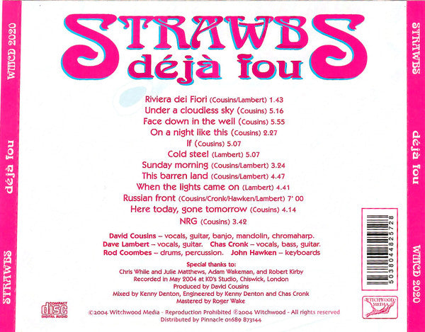 USED CD - Strawbs – Déjà Fou