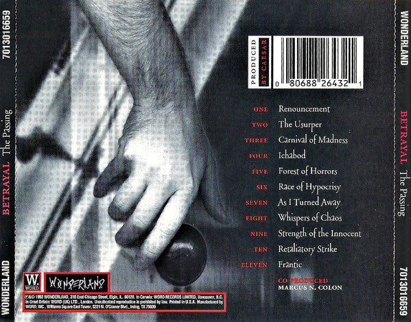 USED CD - Betrayal – The Passing