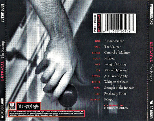 USED CD - Betrayal – The Passing