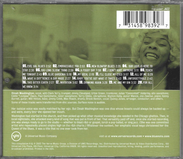 USED CD - Dinah Washington – The Definitive Dinah Washington