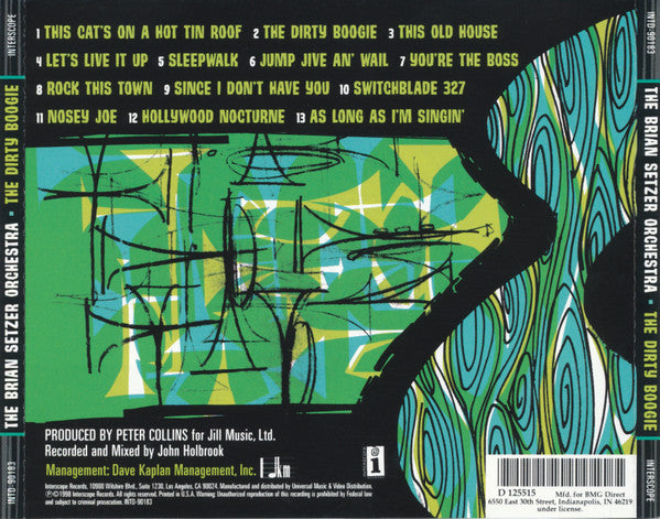 USED CD - The Brian Setzer Orchestra – The Dirty Boogie