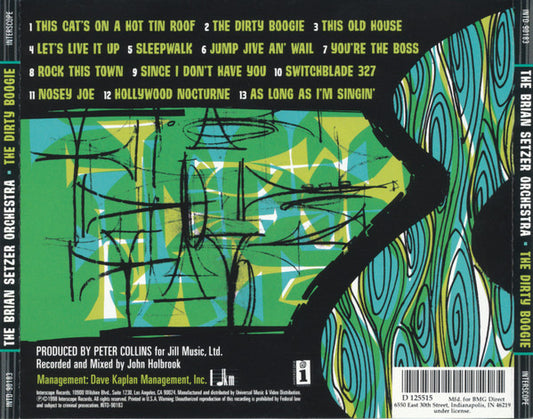 USED CD - The Brian Setzer Orchestra – The Dirty Boogie