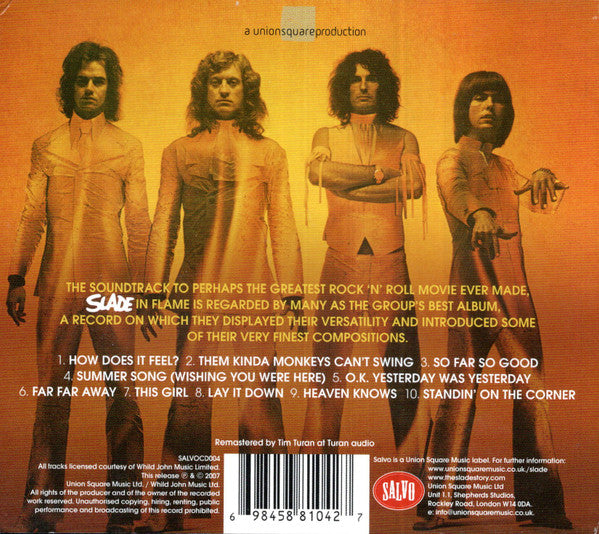 CD - Slade – Slade In Flame
