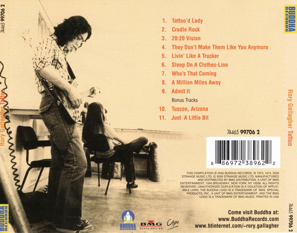 USED CD - Rory Gallagher – Tattoo