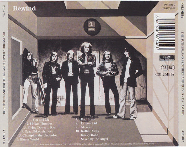 USED CD - The Sutherland Brothers And Quiver – "Dream Kid"