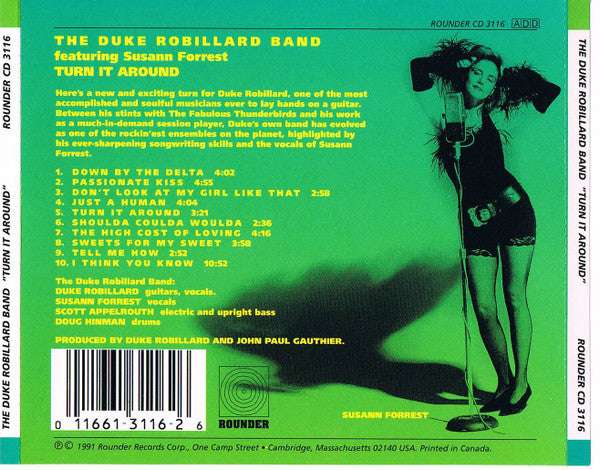 USED CD - The Duke Robillard Band Featuring Susann Forrest – Turn It Around