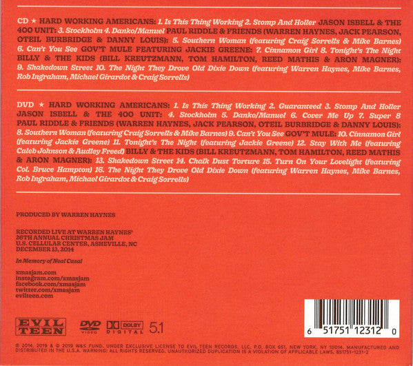 CD/ DVD - Various – Warren Haynes Presents The Benefit Concert Volume 16