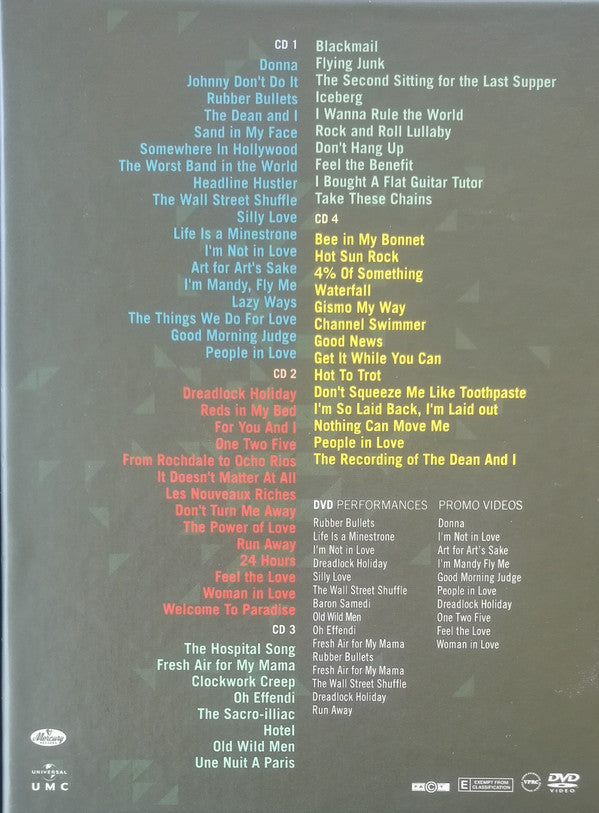 USED 4CD/DVD - 10cc ‎– Tenology