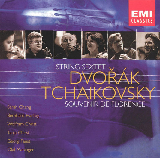 USED CD - Dvořák / Tchaikovsky - Sarah Chang, Bernhard Hartog, Wolfram Christ, Tanja Christ, Georg Faust, Olaf Maninger – String Sextet / Souvenir De Florence