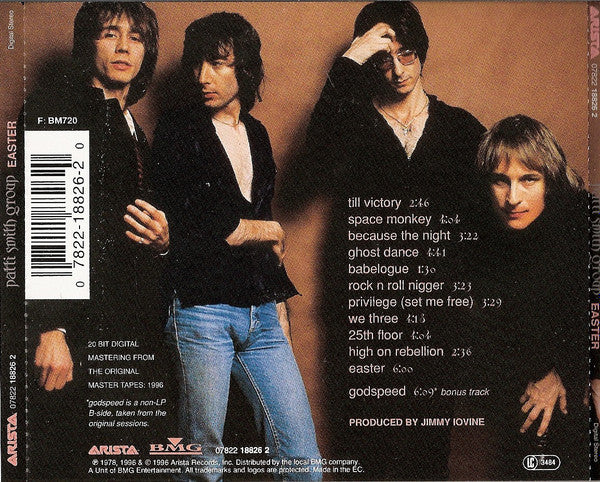 USED CD - Patti Smith Group – Easter