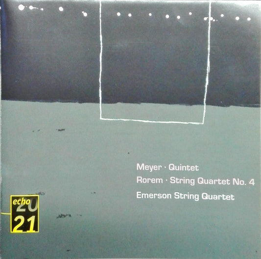 CD - Edgar Meyer, Emerson String Quartet - Meyer / Rorem – Quintet / String Quartet No. 4
